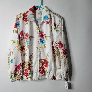 Alfred Dunner Tropical Print Jacket NWT Size 14